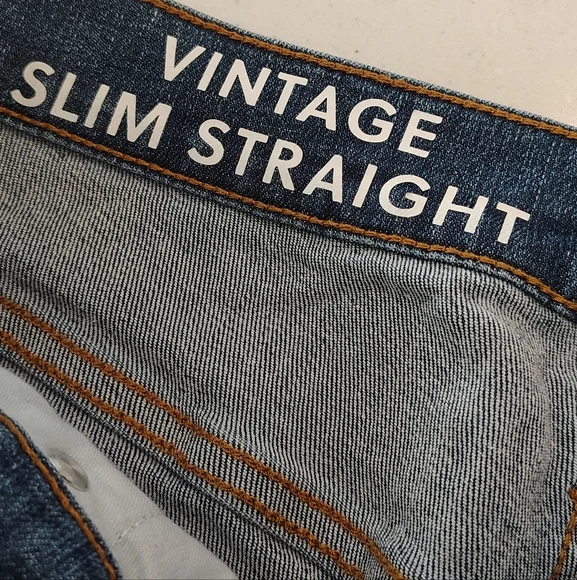 J.Crew Reimagined Vintage Slim Straight Women's Size 29 T Button Fly Blue Jeans - Picture 5 of 11